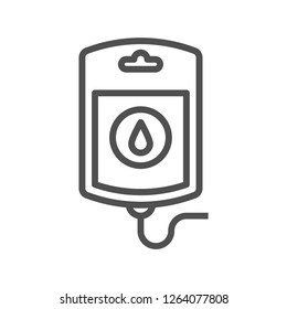 Blood Transfusion Vector Icon