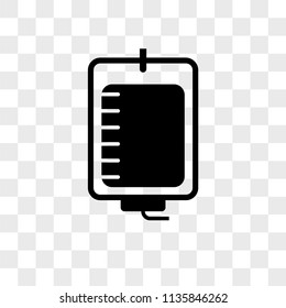 Blood transfusion vector icon on transparent background, Blood transfusion icon