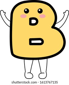 Blood type B to illustration.