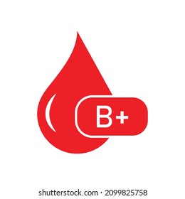 Blood type icon design isolated on white background