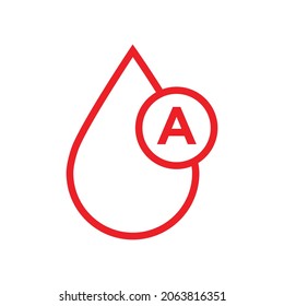 Blood type icon design vector illustration