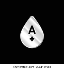 silbernes silbernes Symbol aus dem Blutkreislauf