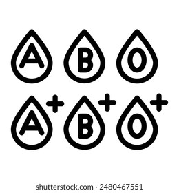 Diseño de iconos de línea de Vector