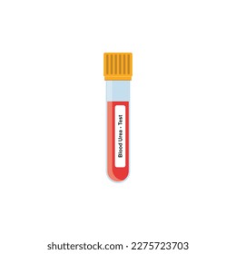 Blood Urea Test Concept Design. Vector Illustration.	