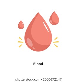 Blood Vector Flat Icon Design illustration Symbol on White background EPS 10 File