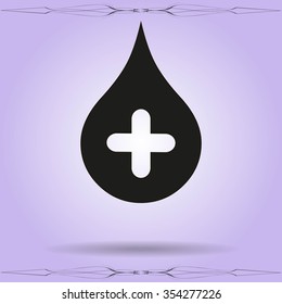 blood vector icon