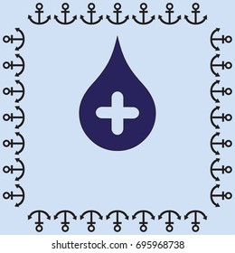 blood vector icon