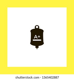 blood vector icon. flat design