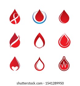 Blood vector icon illustration design