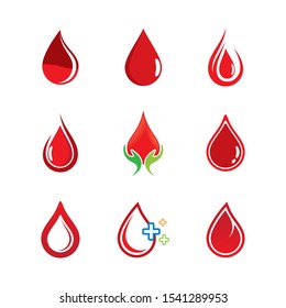 Blood vector icon illustration design
