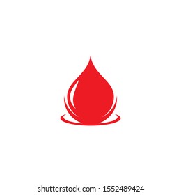 Blood vector icon illustration design