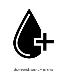 blood vector icon isolated,editable color.eps 10