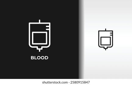 Blood Vector, Icon Or Logo Sign Isolated Symbol Illustration