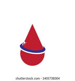 Blood Vector Icon. Red drop symbol - Vector

