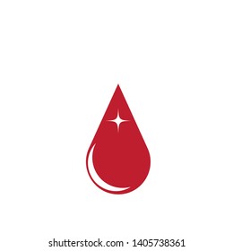 Blood Vector Icon. Red drop symbol - Vector
