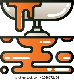 Blood vector illustration design flat
