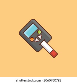 Vektorgrafik im Blut auf transparentem Hintergrund. Symbole in Premium-Qualität. Vector Line Flaches Farbsymbol für Konzept und Grafikdesign.