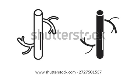 Blood vessel icon for web and app. vector illustration eps