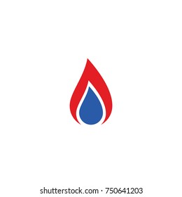 blood and water vector logo
