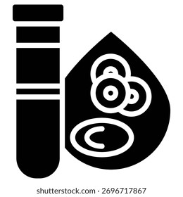 Icono de Web de sangre en estilo audaz