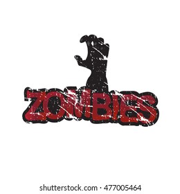 Blood zombie hands 