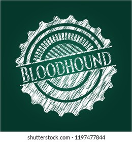 Bloodhound chalk emblem