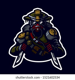 Bloodhound Hero eSports Mascot Logo