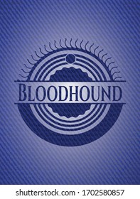 Bloodhound jean background. Vector Illustration. Detailed. 
