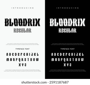 Bloodrix font typeface font icon set