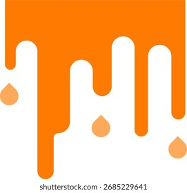 bloods orange design solid style