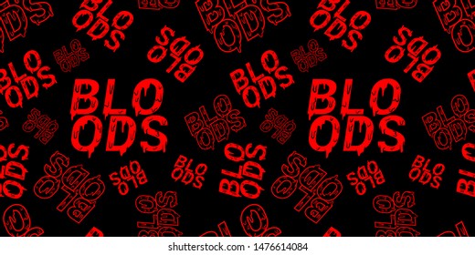 Bloods seamless pattern, pattern design, wall art, background, vector eps 10.