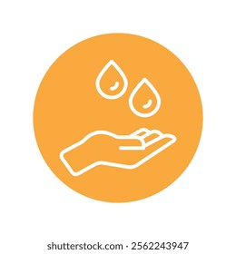 Bloods Vector Circle Outline Icon. Eps File 10