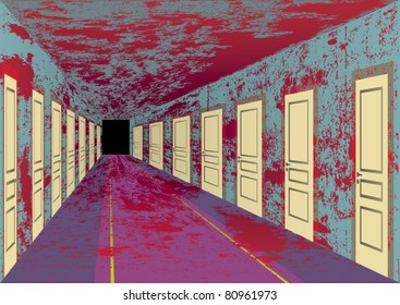 Bloody hall
