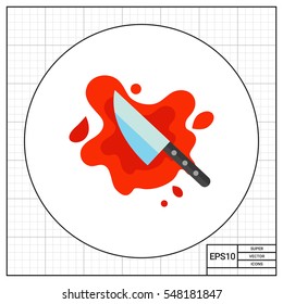 Bloody Kitchen knife icon
