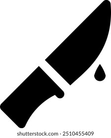 bloody knife icon design, 32px size