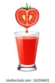 Bloody Mary cocktail or tomato juice