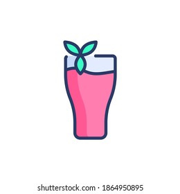 Icono sangriento de María en vector. Logotipo