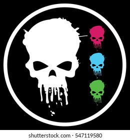 bloody skull