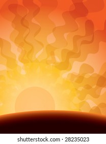 bloody sunset