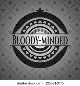 Bloody-minded black emblem