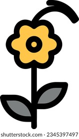 Bloom flora vector leaf flower sunflower