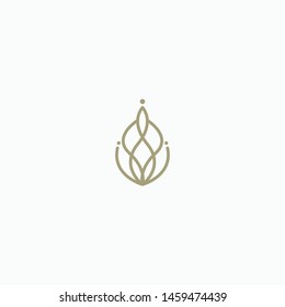 Bloom Logo Icon Design Template. Beauty, Spa, Cosmetic, Luxury, Leaf - Vector