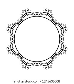 Bloom monogram line icon design