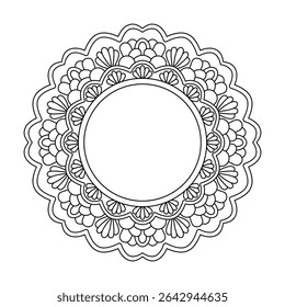 Bloom Spiral Detail Mandala Design