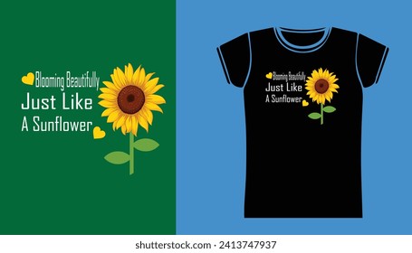 Blooming Beautifully just like a sunflowers