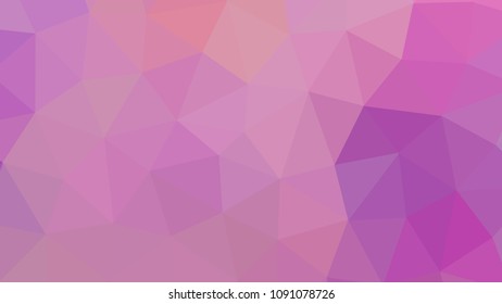 Blooming dahlia. Geometric designs. Vector, geometric background. Triangles, triangulation. Geometric mosaic tile, colored triangles, application in low poly style. Abstract backgrounds for web.