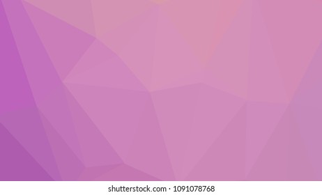 Blooming dahlia. Geometric designs. Vector, geometric background. Triangles, triangulation. Geometric mosaic tile, colored triangles, application in low poly style. Abstract backgrounds for web.