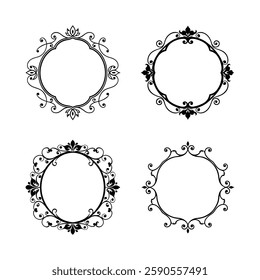 blooming flowers frame vector art design