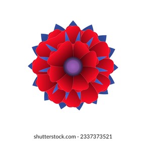 Blooming flowers of various colours and shapes - each one is unique