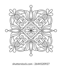 Blooming Lotus Pattern for Spiritual Energy